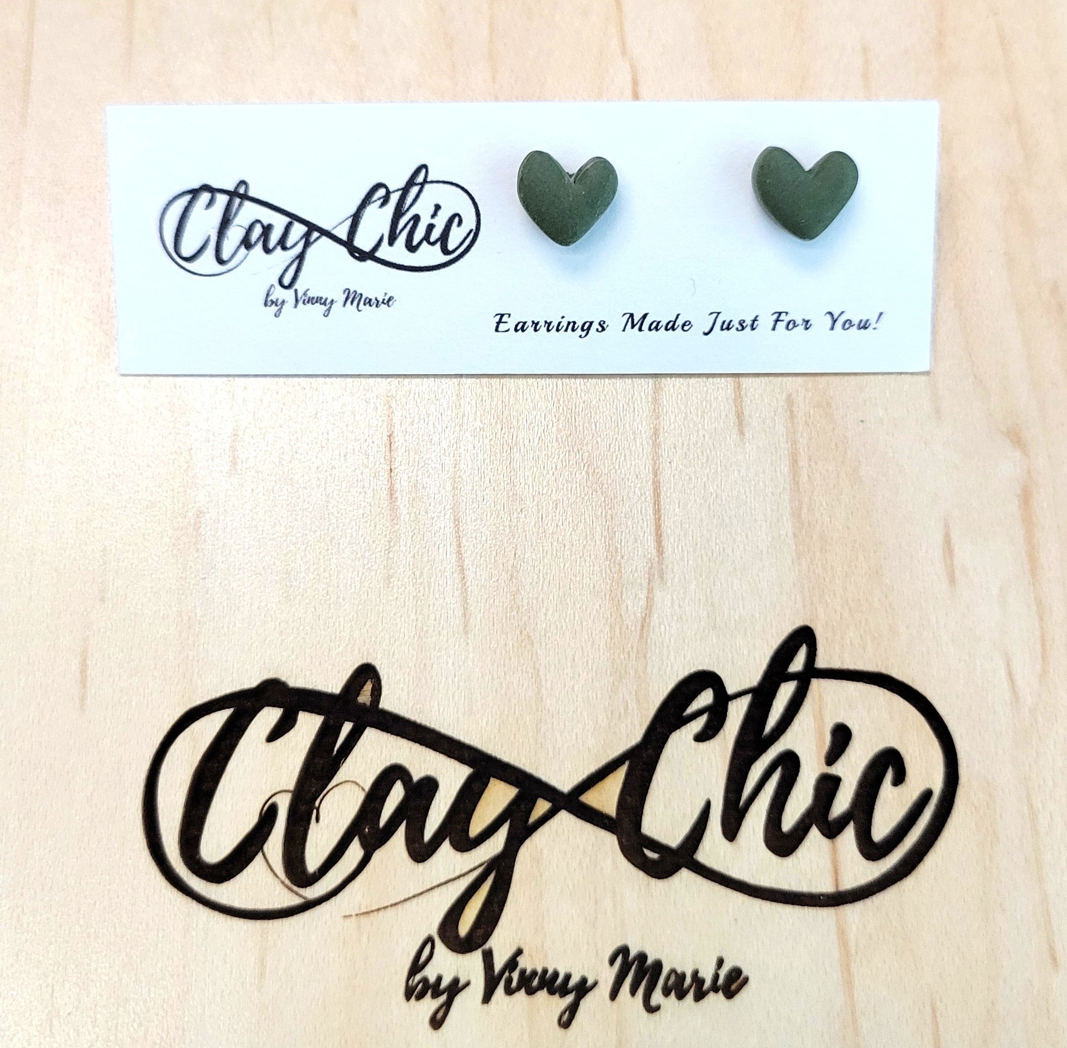 Heart Studs