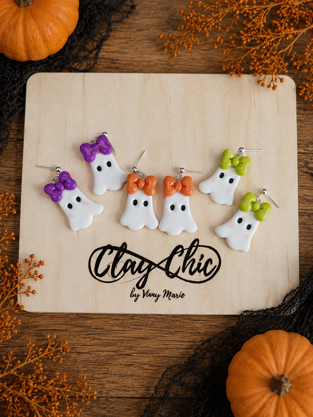 Boo-tiful Ghost Dangles