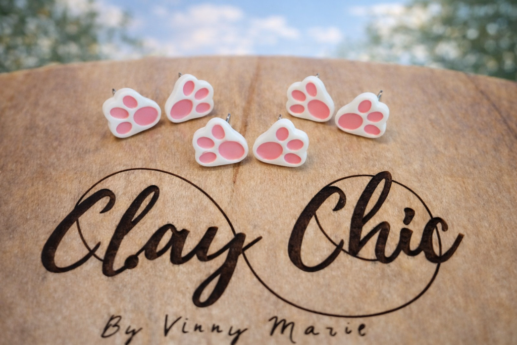 Bunny Feet Studs