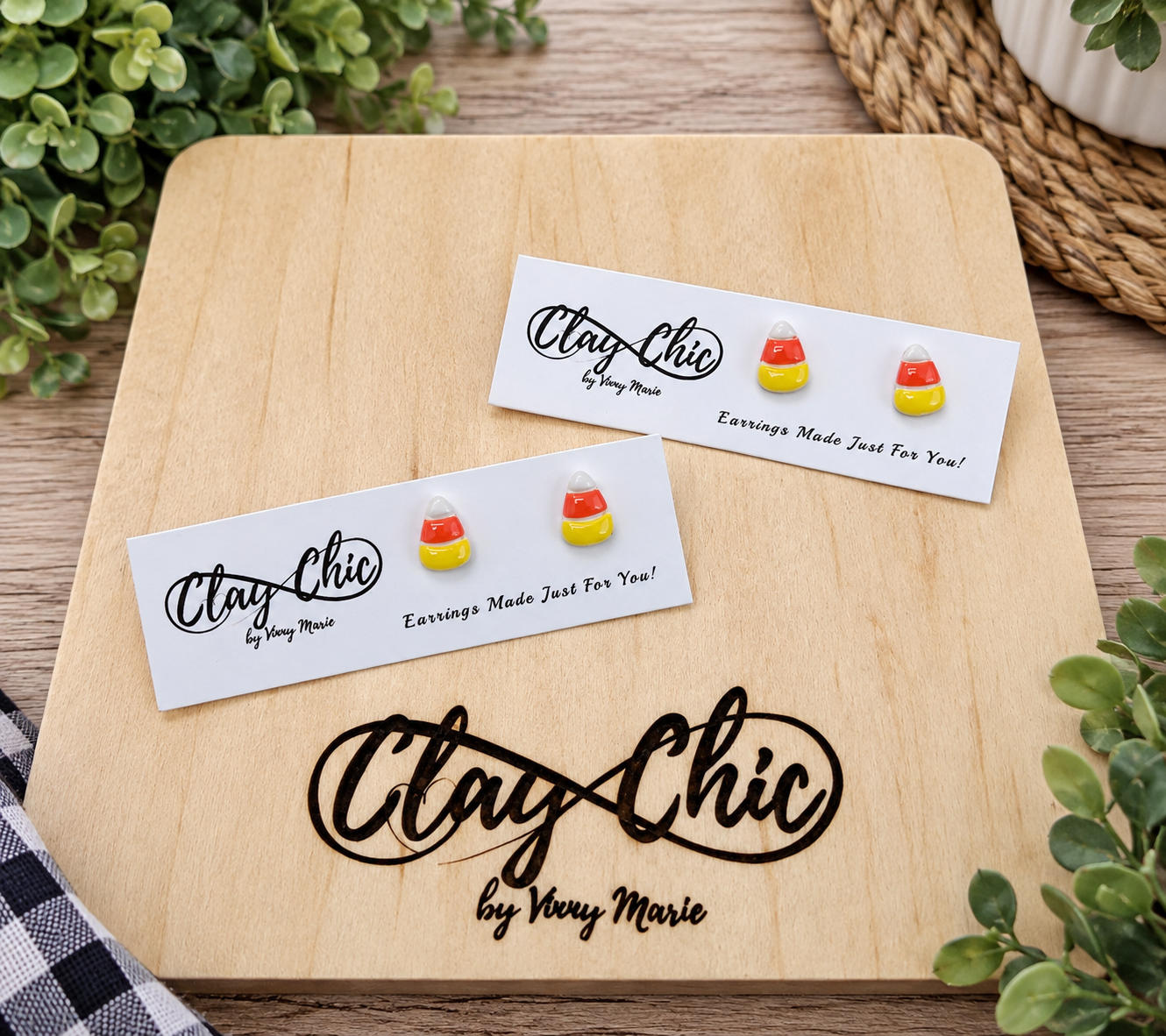 Candy Corn Studs