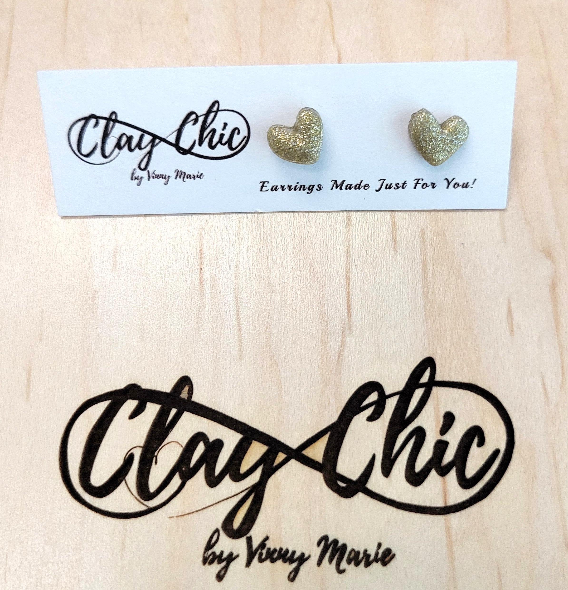 Heart Studs
