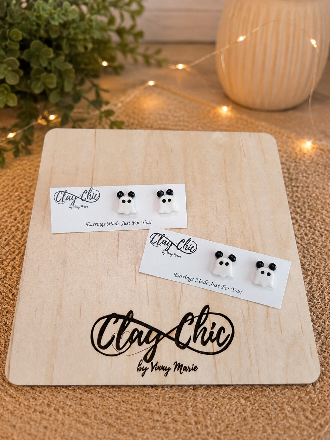 Ghost Mouse Studs