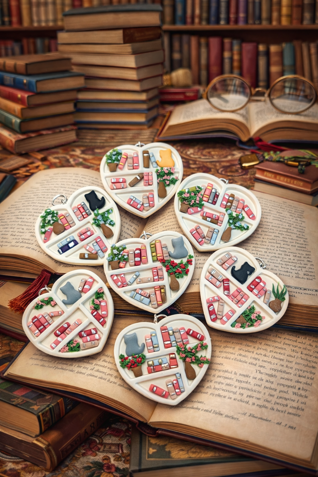 Bookcase of Love Necklace