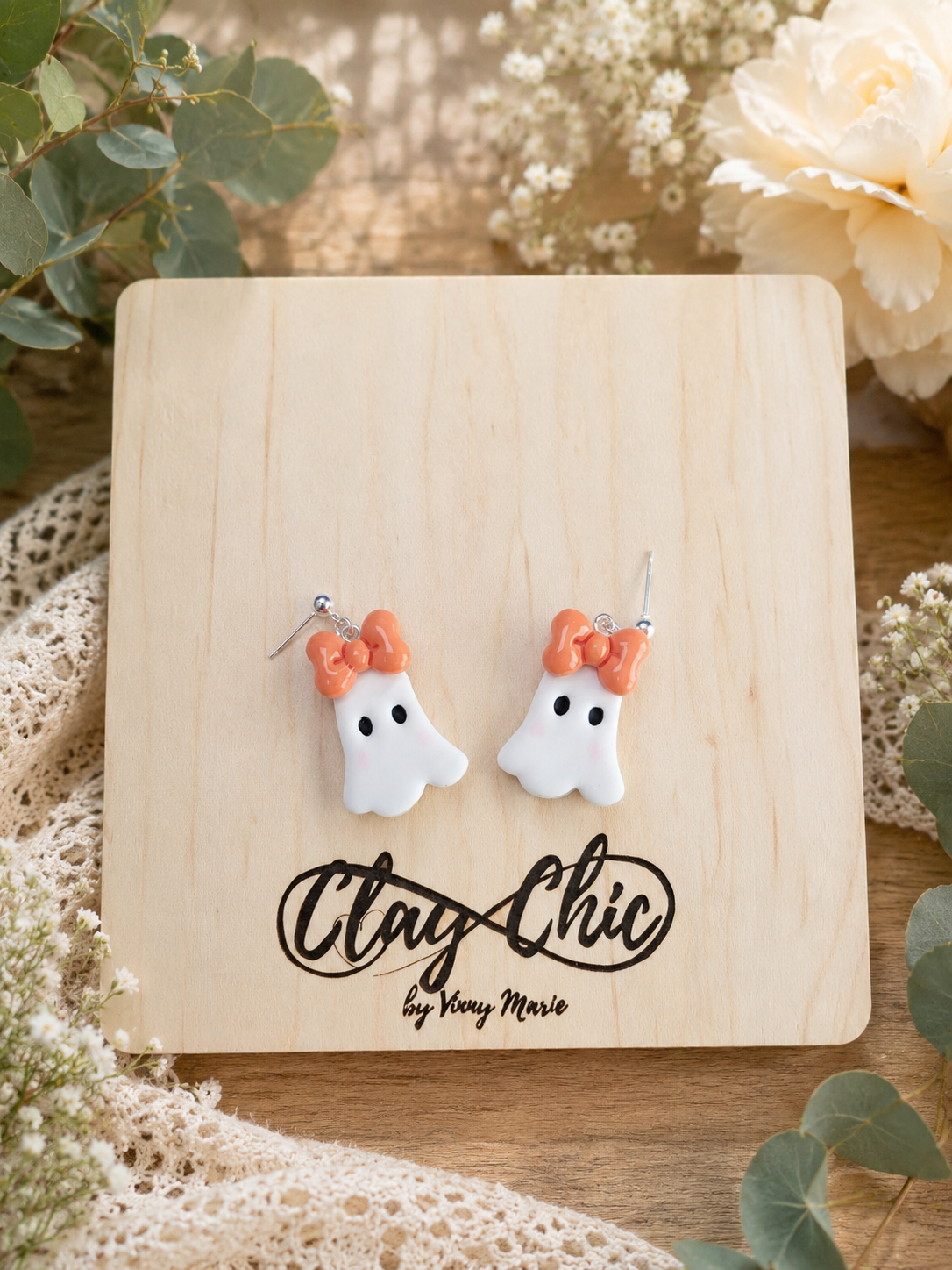 Boo-tiful Ghost Dangles