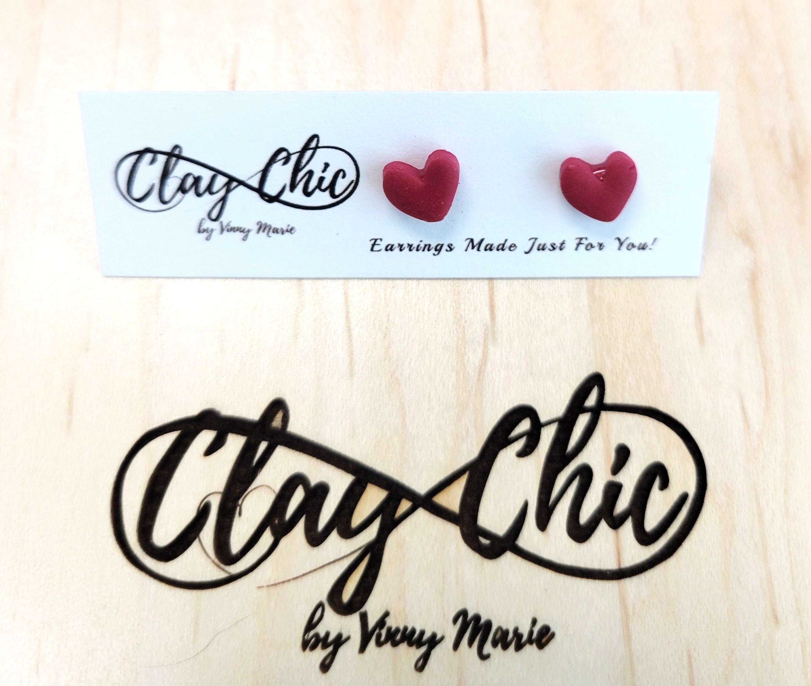 Heart Studs