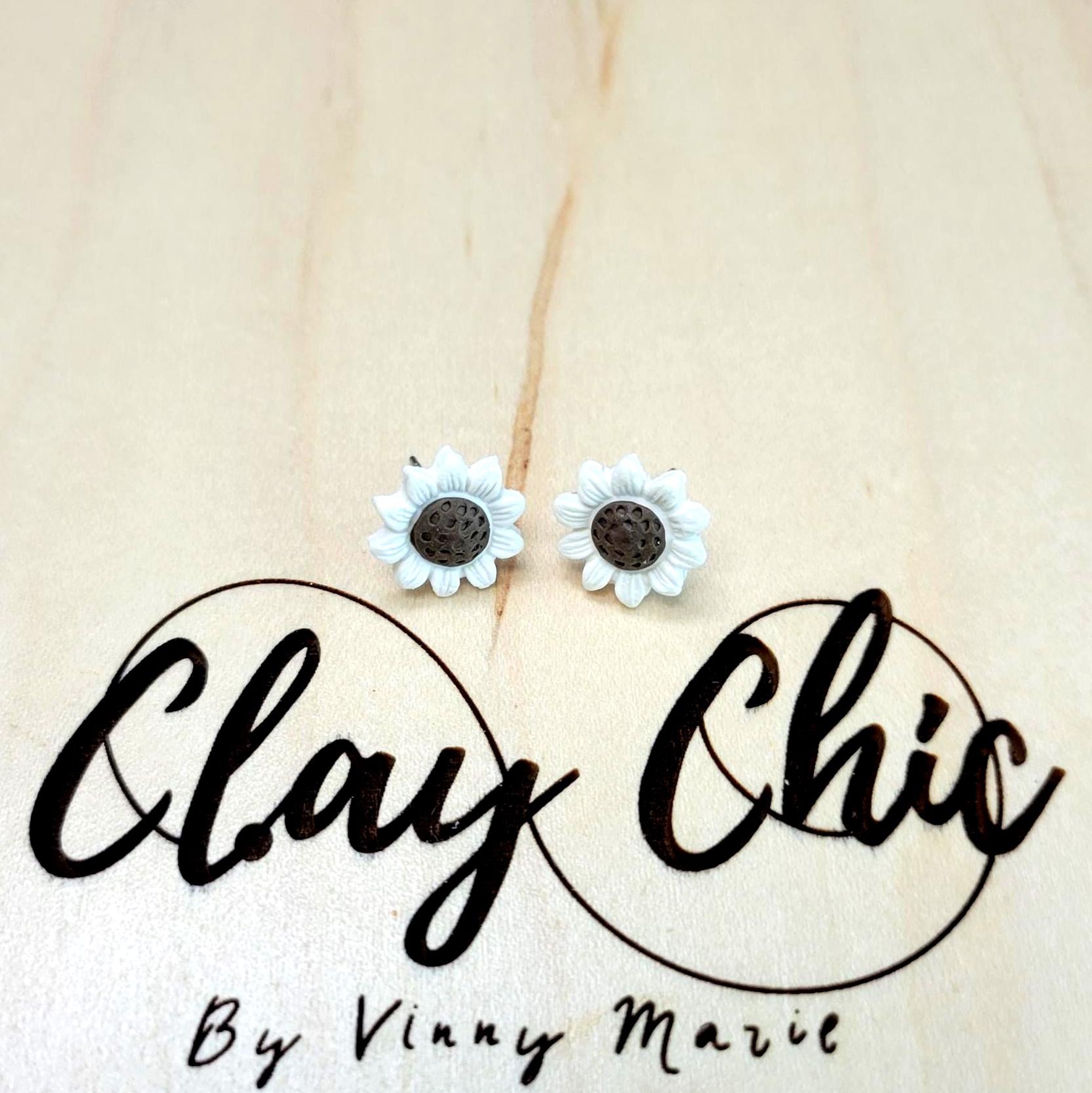 Sunshine Sunflower Studs