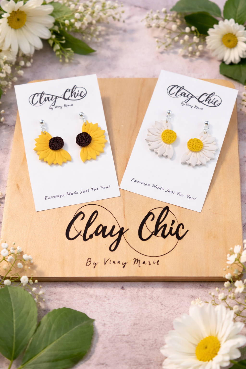 Sunshine Sunflower Dangles