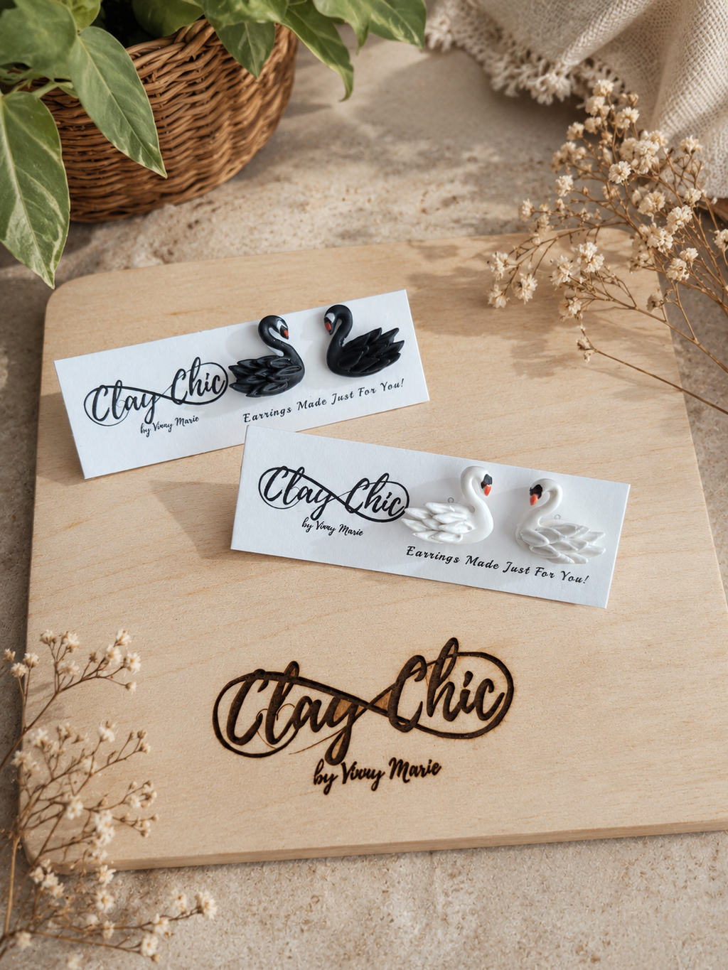 Swan Studs