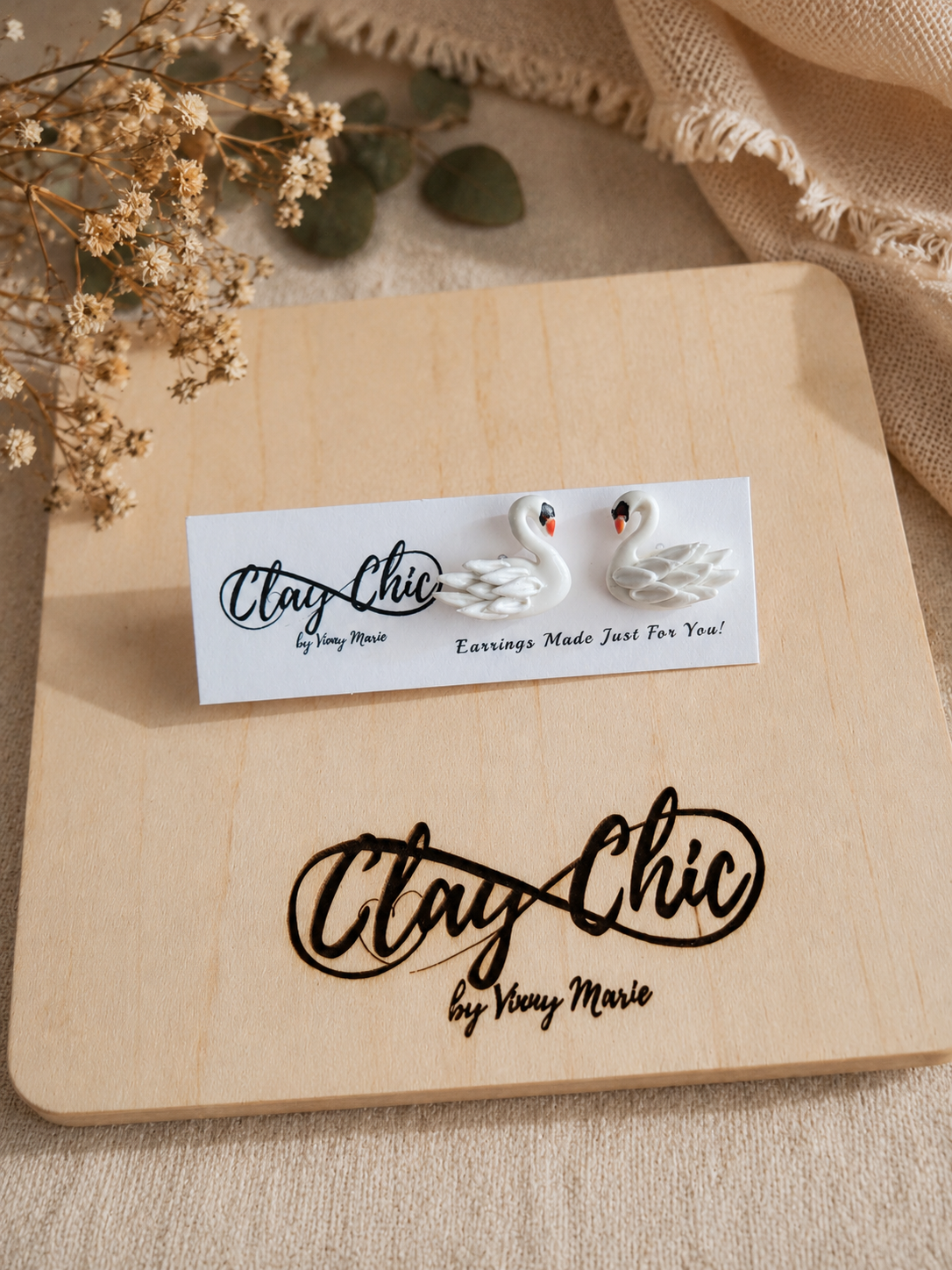 Swan Studs