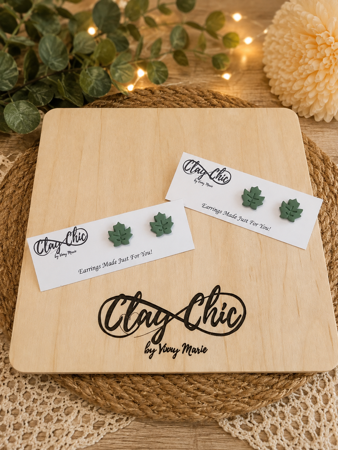 Fall Leaf Studs