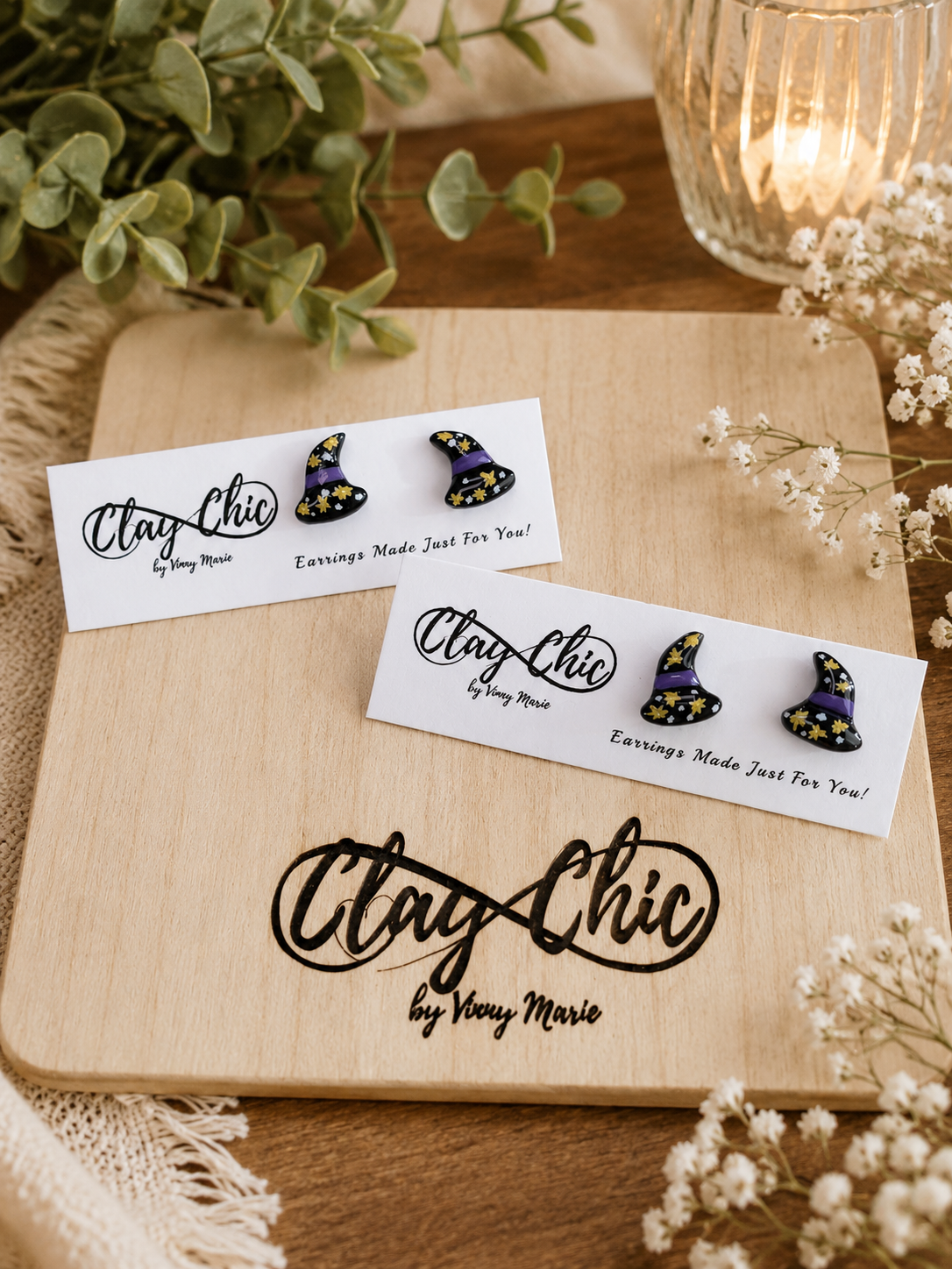 Witch Hat Studs