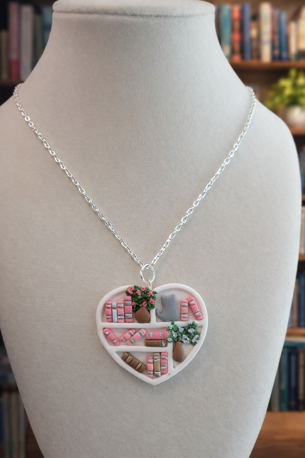 Bookcase of Love Necklace
